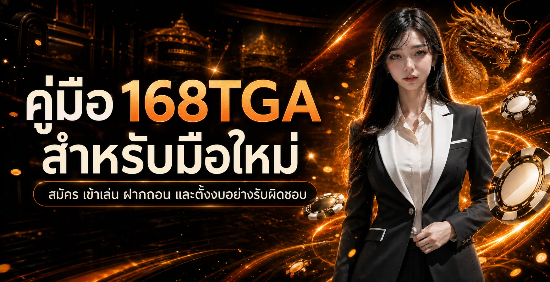 168TGA คู่มือมือใหม่ สมัคร เข้าเล่น ฝากถอนอย่างปลอดภัย